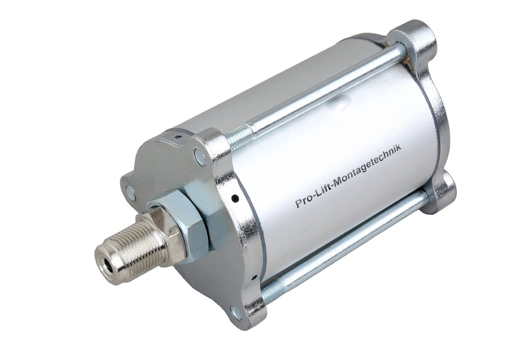 Druckluftmotor für pneumatisch angetriebene Hydraulikpumpen silber W0018 