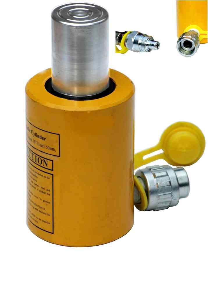 MXBAOHENG Hydraulic Lfting Cylinders Hydraulic Jack Cylinder with Hydraulic Hand Pump 10Tons Stroke 50mm 