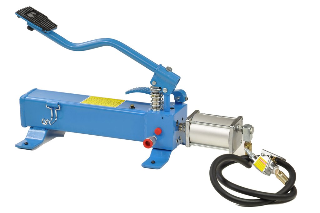 Husuper Air Hydraulic Foot Pump Operated for Hydraulic Pullers Air Powered Hydraulic Foot Pump 2510A Stinger Air/Hydraulic Pump 
