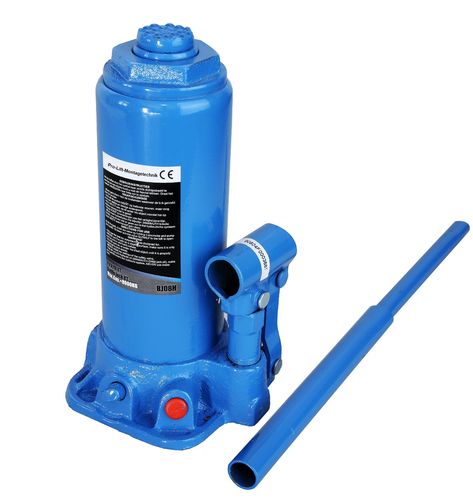 8t Stempelheber, Hydraulikzylinder, 230mm - 457mm, blau, BJ08HJ, 00105