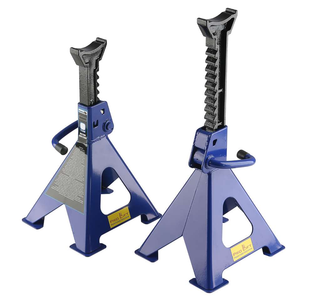 2x3t jack stand set, support jacks, height 292mm - 425mm, 00161