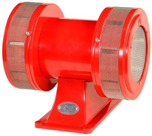 230V Sirene Elektrosirene mit Bock, extrem laut mit 126dB, rot, JDW188L, 01629