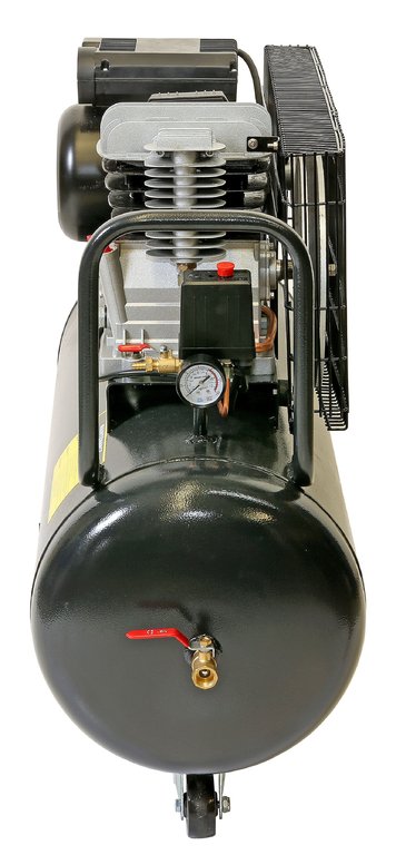 2kW Kompressor 1 Zylinder 24Liter Kessel 8bar Druckluftkompressor schwarz 01858 