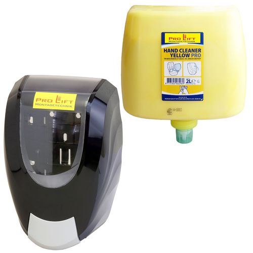 2 Liter Spezial-Handreiniger Handwaschpaste + Spender/Wandhalter HC02LCYJ+HCD02CH, 02333