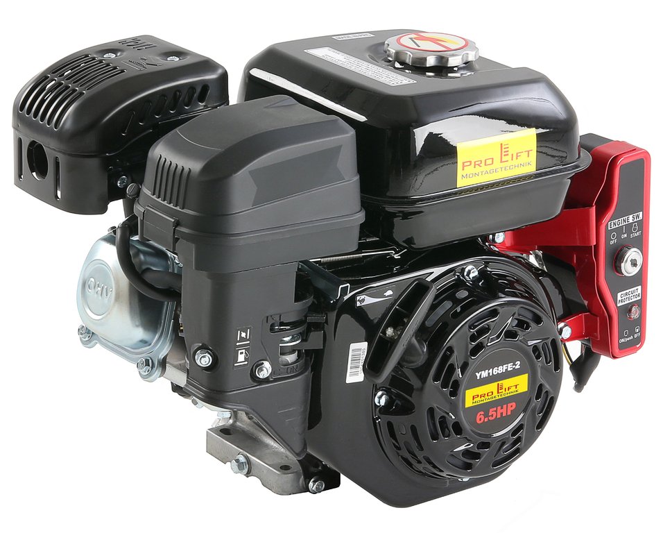 Benzinmotor 420ccm 13PS Kleinmotor 25.4x88.5mm Welle Elektrostart Startbox OHV