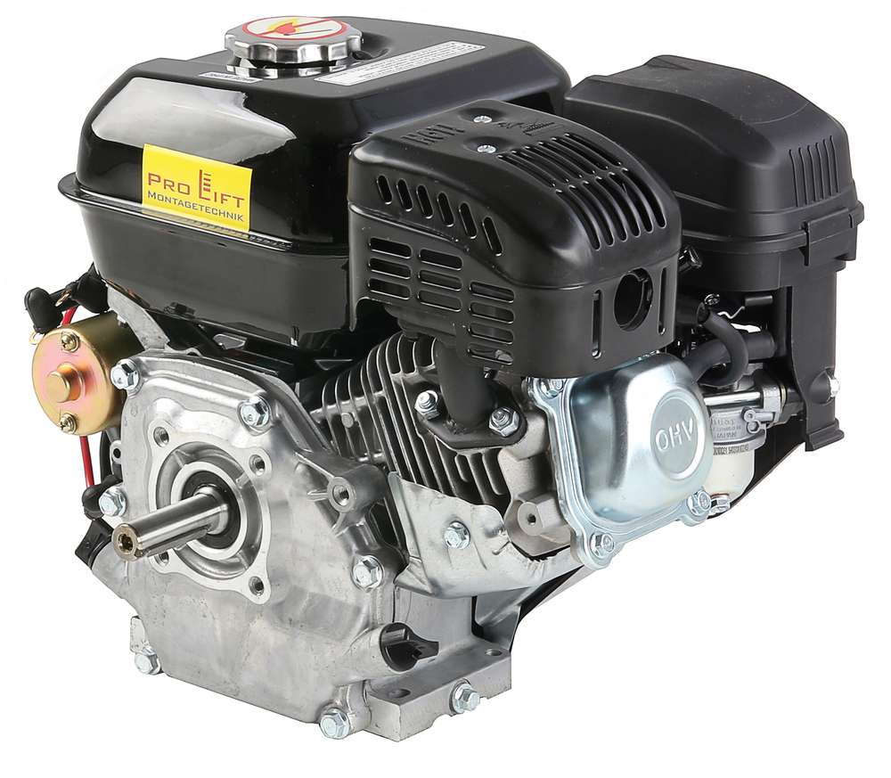 Benzinmotor 4-Takt 11 PS Benzin Motor zylindrische zöllige Welle 8 kW E-Start 