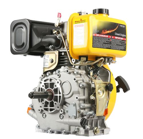 Dieselmotor 6PS Handstarter 25,4mm Welle Ersatz Diesel Motor Rüttelplatte Minitraktor, 02569
