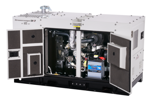 Perkins Diesel Stromerzeuger 9kVA Wassergekühlt 230V 400V Notstrom mit ATS-Box 02841